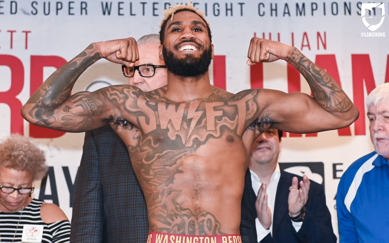 Jarrett Hurd expondrá sus cetros superwélter de la AMB y FIB ante Julian Williams este sábado en la pelea estelar en Fairfax, Va.