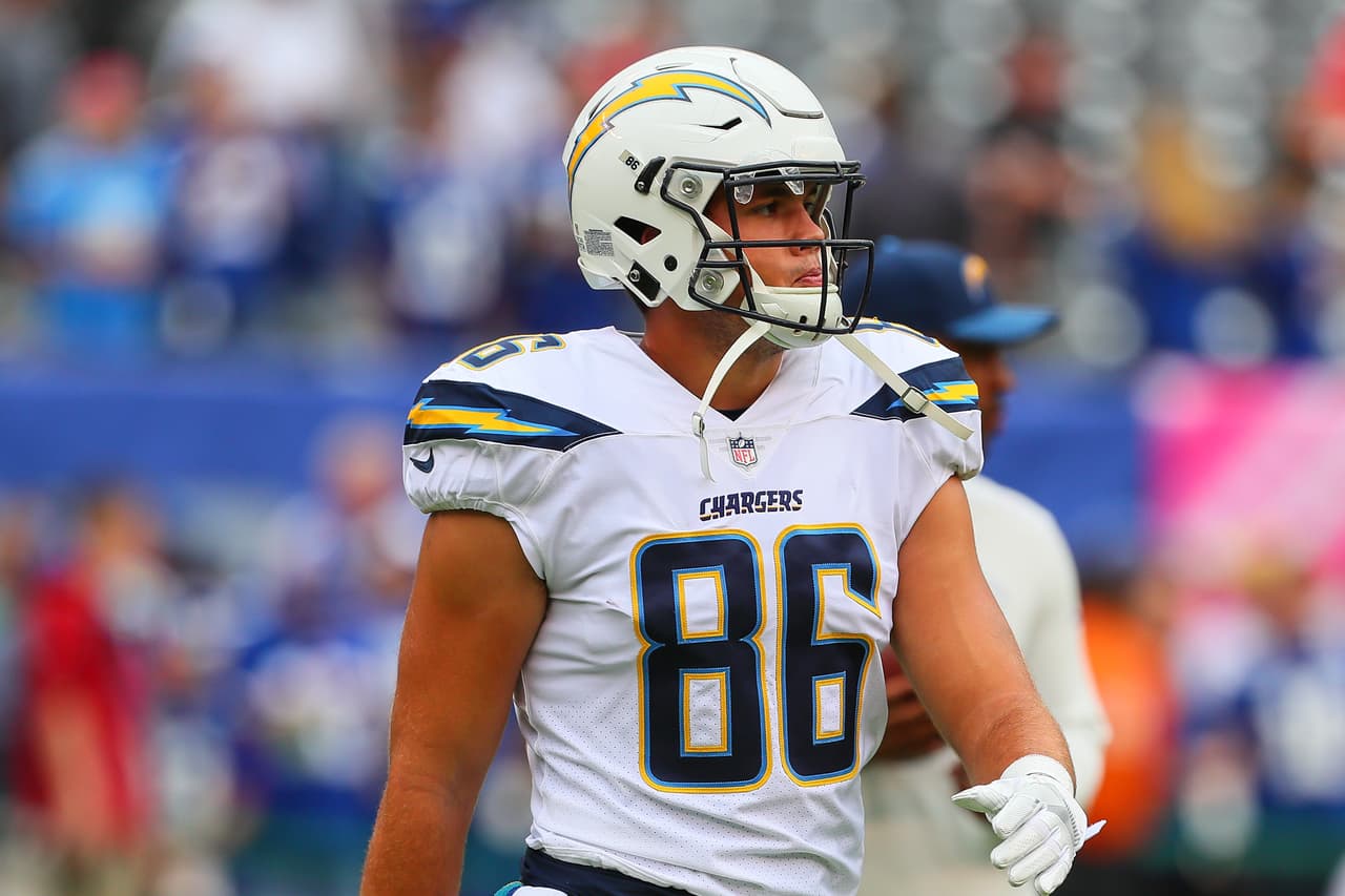 'Refuerzo' de lujo ante Patriots: Chargers activaron a Hunter Henry