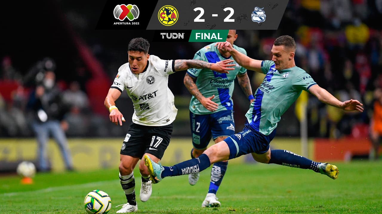 América no sabe ganar... Puebla le arrebata un punto en el Azteca