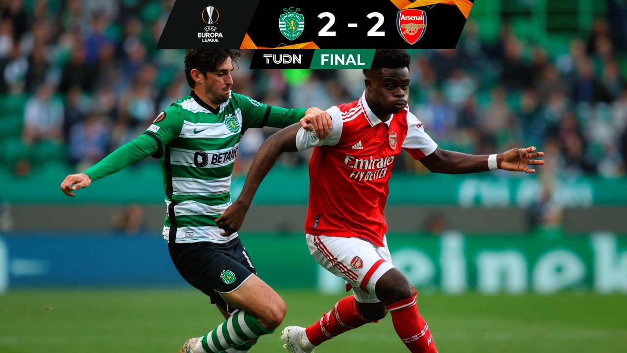 Arsenal y Sporting Lisboa dejan todo parejo en la UEFA Europa League
