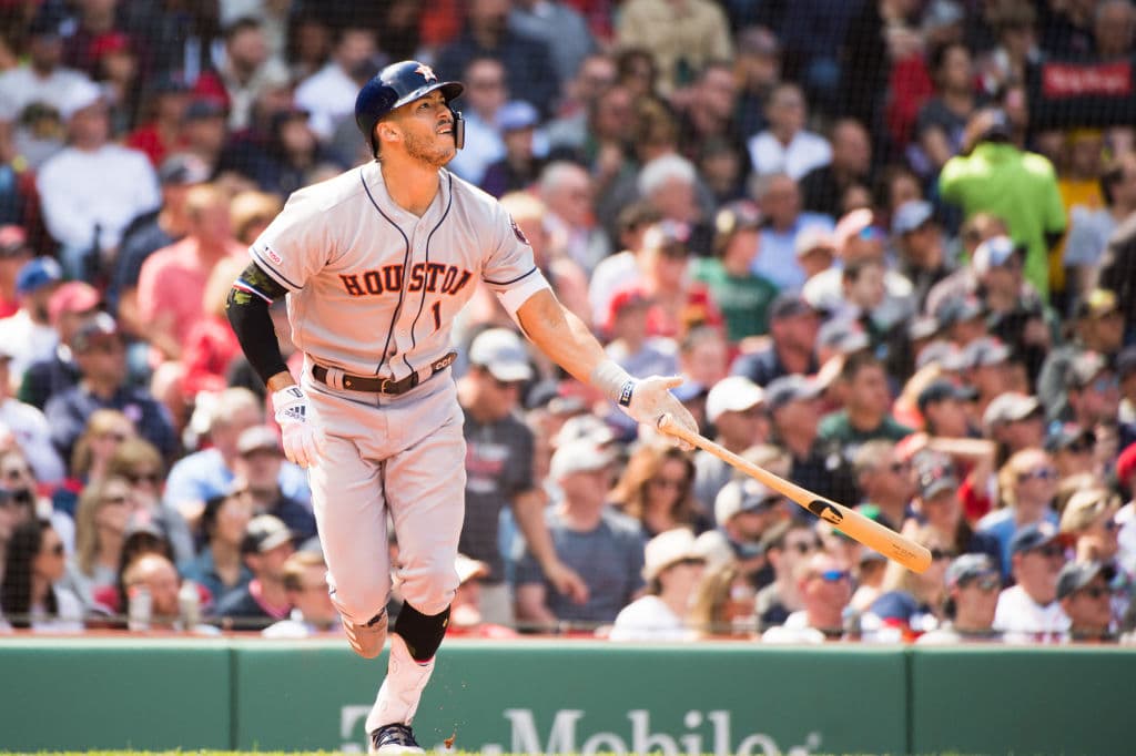 El estelar parador en corto de los Astros Carlos Correa se fue de 4-1 en una jornada complicada para los bateadores de Houston, quienes únicamente lograron conectar cuatro imparables.