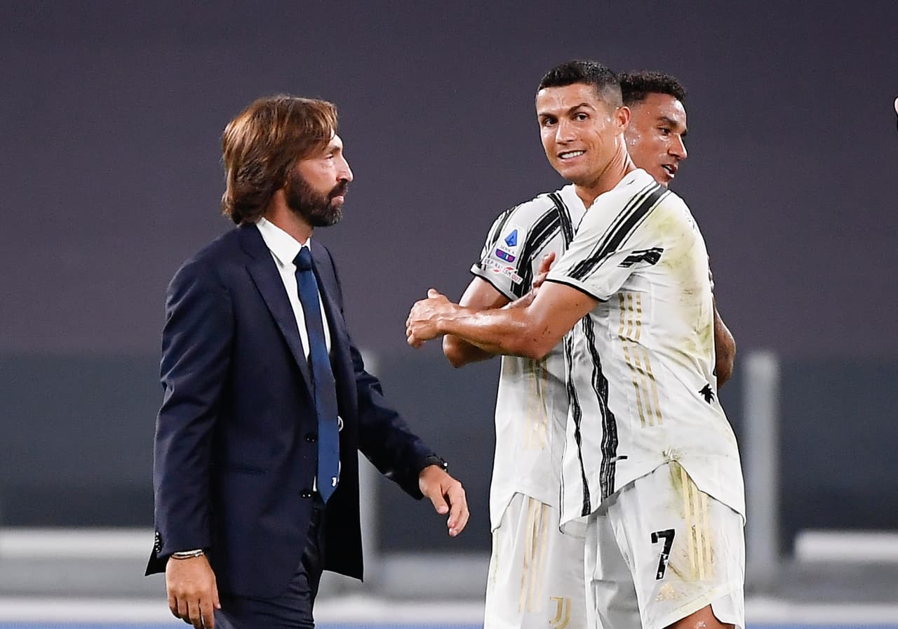 Pirlo espera el resultado del test de COVID de Cristiano