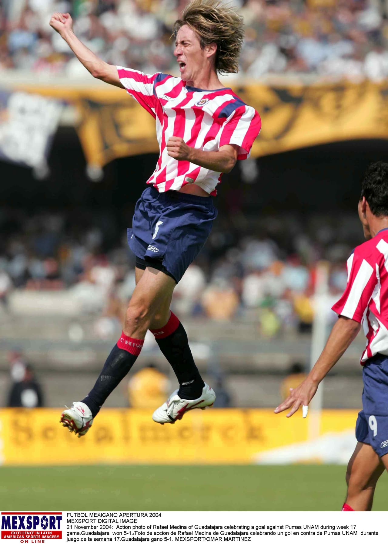 Pumas 1-5 Chivas. Torneo Apertura 2004, Liga MX