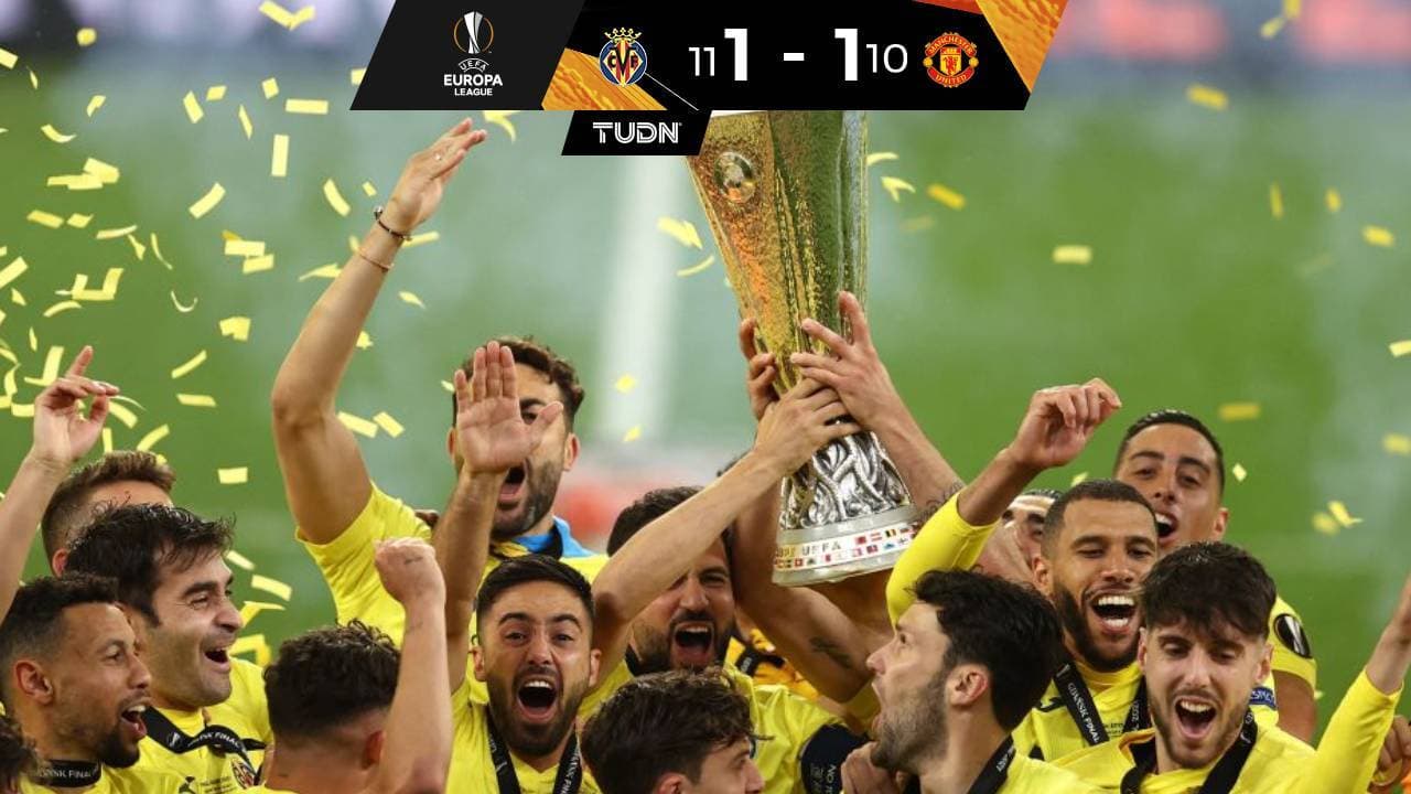 Villarreal consigue su primera Europa League tras 22 penales