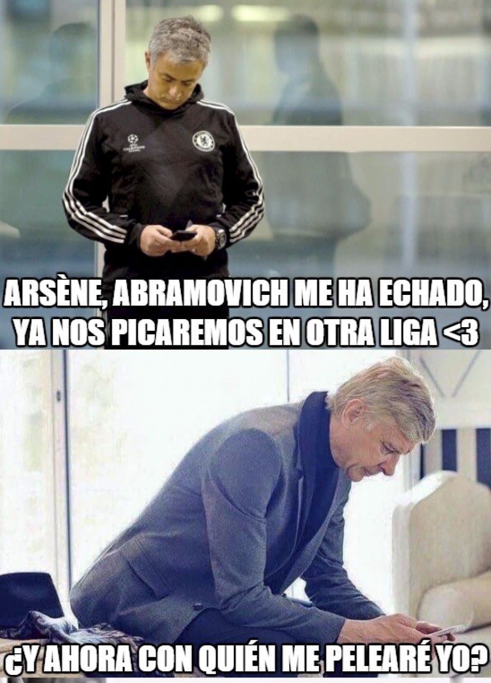 Los usuarios de internet se burlaron de la destitución del estratega portugués José Mourinho luego de su pésima temporada con los Blues.