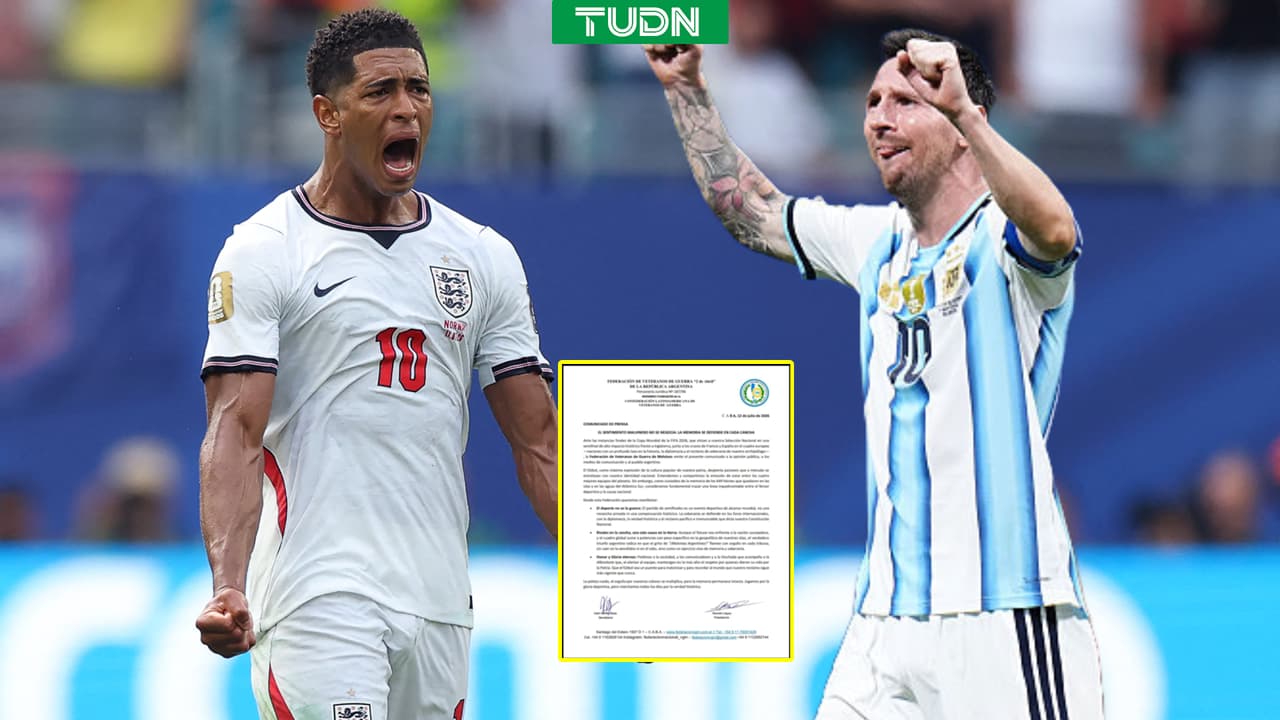 El mensaje previo al Inglaterra vs. Argentina: "El deporte no es la guerra"