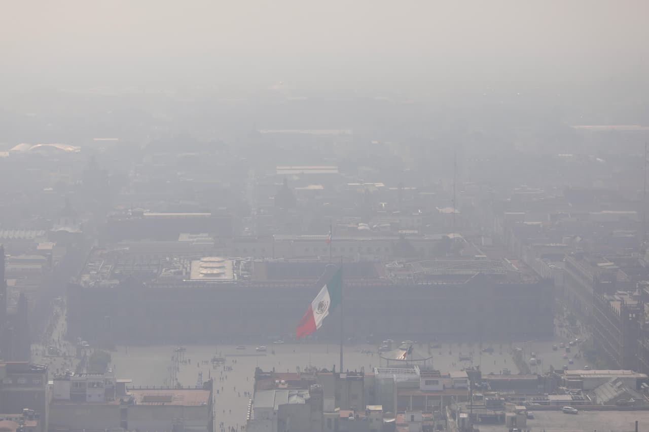 5) Además de la Ciudad de México, los estados de Jalisco, México, Morelos, Puebla, San Luis Potosí, Guanajuato, Michoacán, Hidalgo, Coahuila y Veracruz presentan altos niveles de contaminación debido a los incendios y poca afluencia de viento para disipar las particulas.