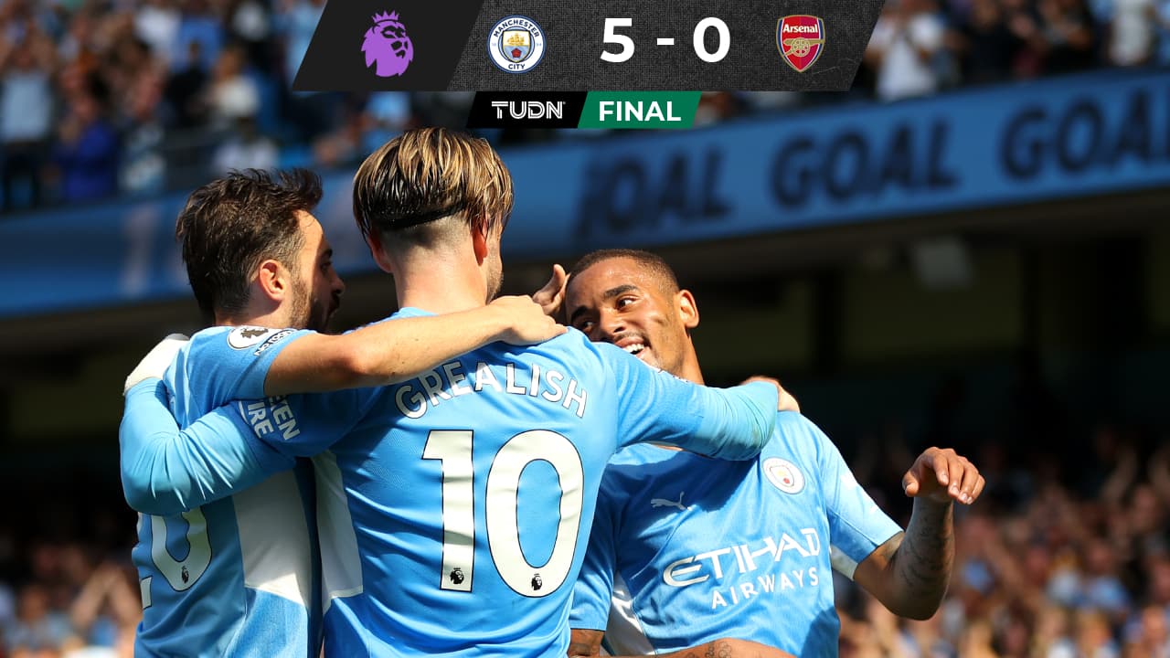 ¡Baile monumental! Manchester City golea al Arsenal de Arteta