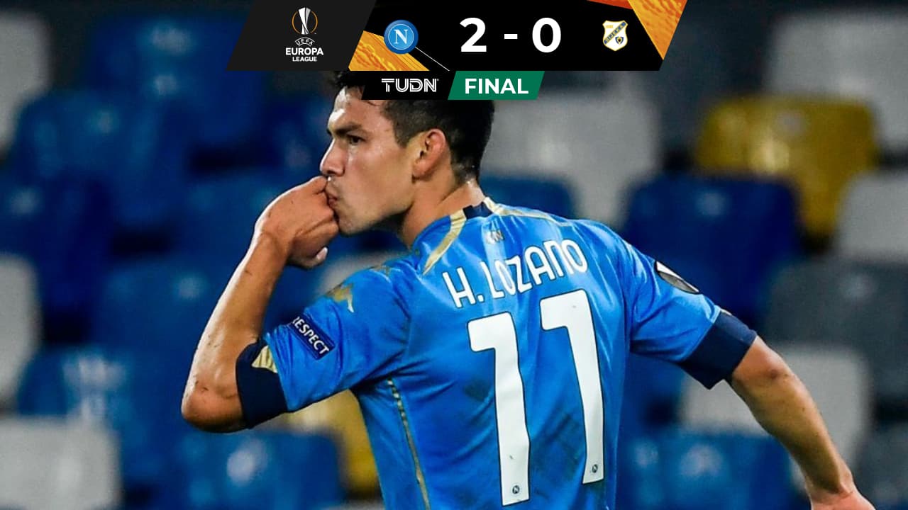 ¡Para Maradona al cielo! Napoli gana con gol del 'Chucky' Lozano