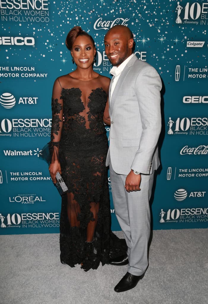 Issa Rae y Louis Diame
<br>