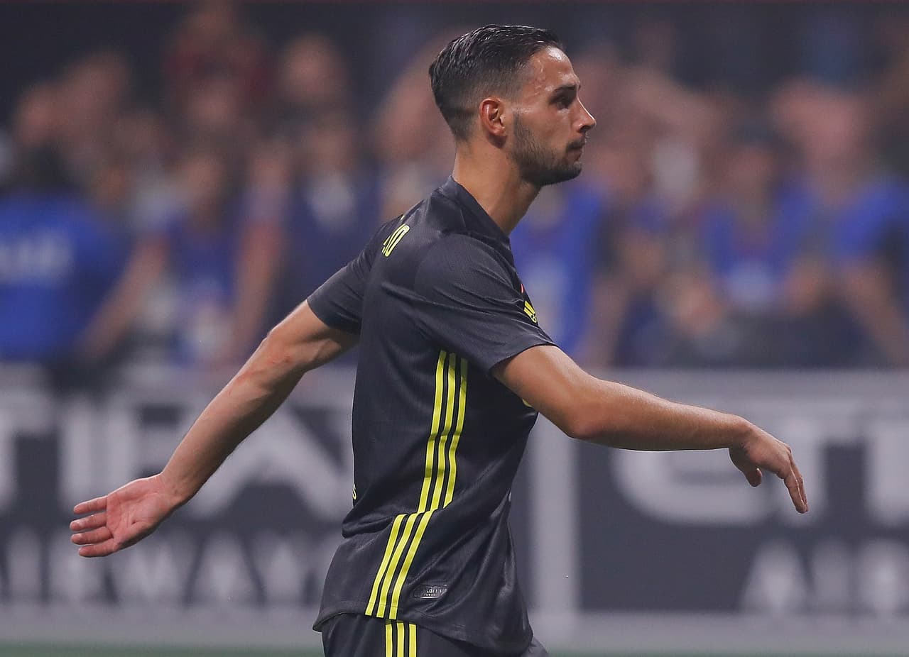ATLANTA, GA - AUGUST 01: Mattia De Sciglio #2 of Juventus reacts after scoring the fifth penalty shot to give Juventus a 5-4 penalty shootout win over the MLS All-Stars during the 2018 MLS All-Star Game at Mercedes-Benz Stadium on August 1, 2018 in Atlanta, Georgia. (Photo by Kevin C. Cox/Getty Images)