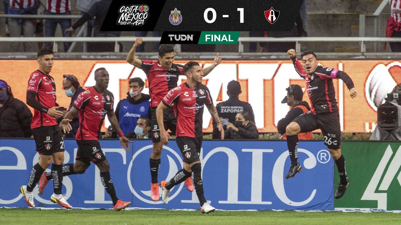 Chivas 0-1 Atlas en Fecha 12 de Liga BBVA MX