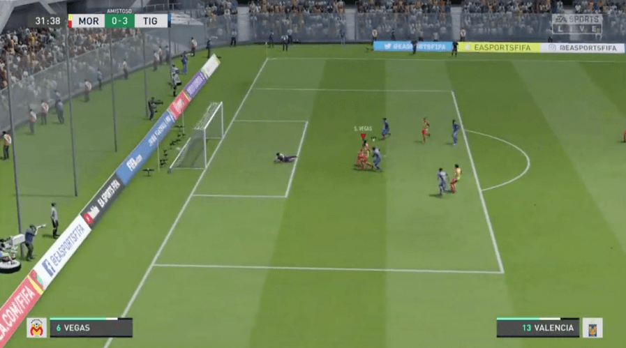 Paco Venegas de Tigres apaleó a Luis Malagón de Monarcas 1-5 en el torneo virtual de la eLiga MX y suma de tres.