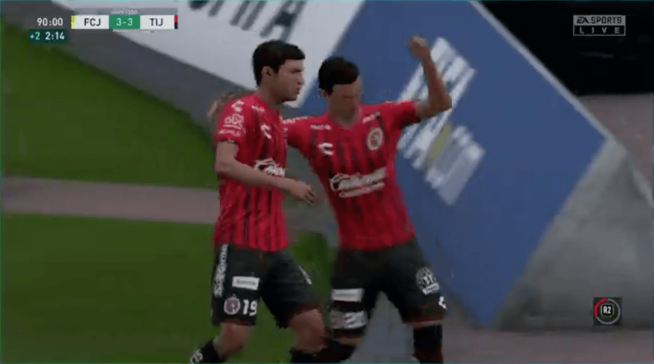 Xolos le arrebató la victoria a Juárez en el último suspiro en el cierre de la Jornada 13 en la eLiga MX.