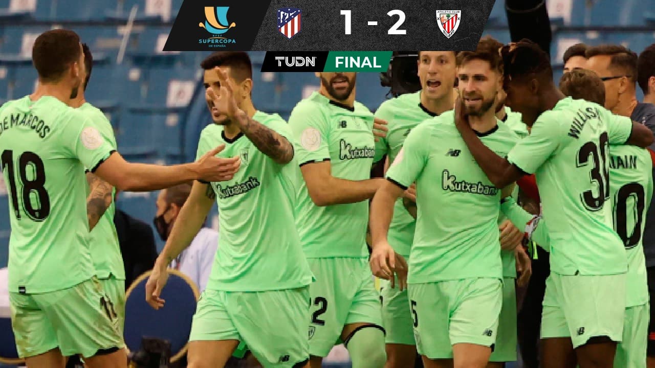Remontada y a casa: Athletic elimina al Atlético y va por la Supercopa