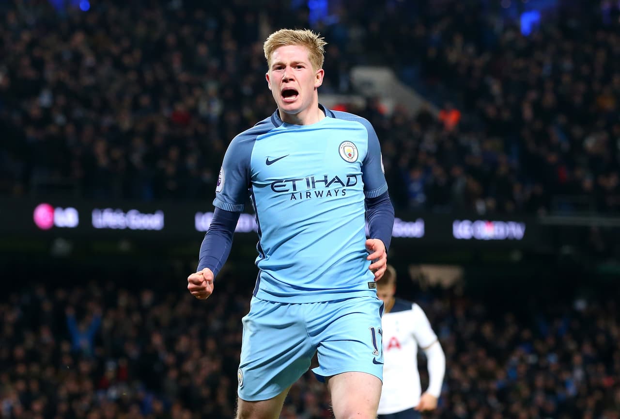 12: el belga Kevin De Bruyne, del Manchester City, está valorado por 110.5 millones de euros según el estudio.