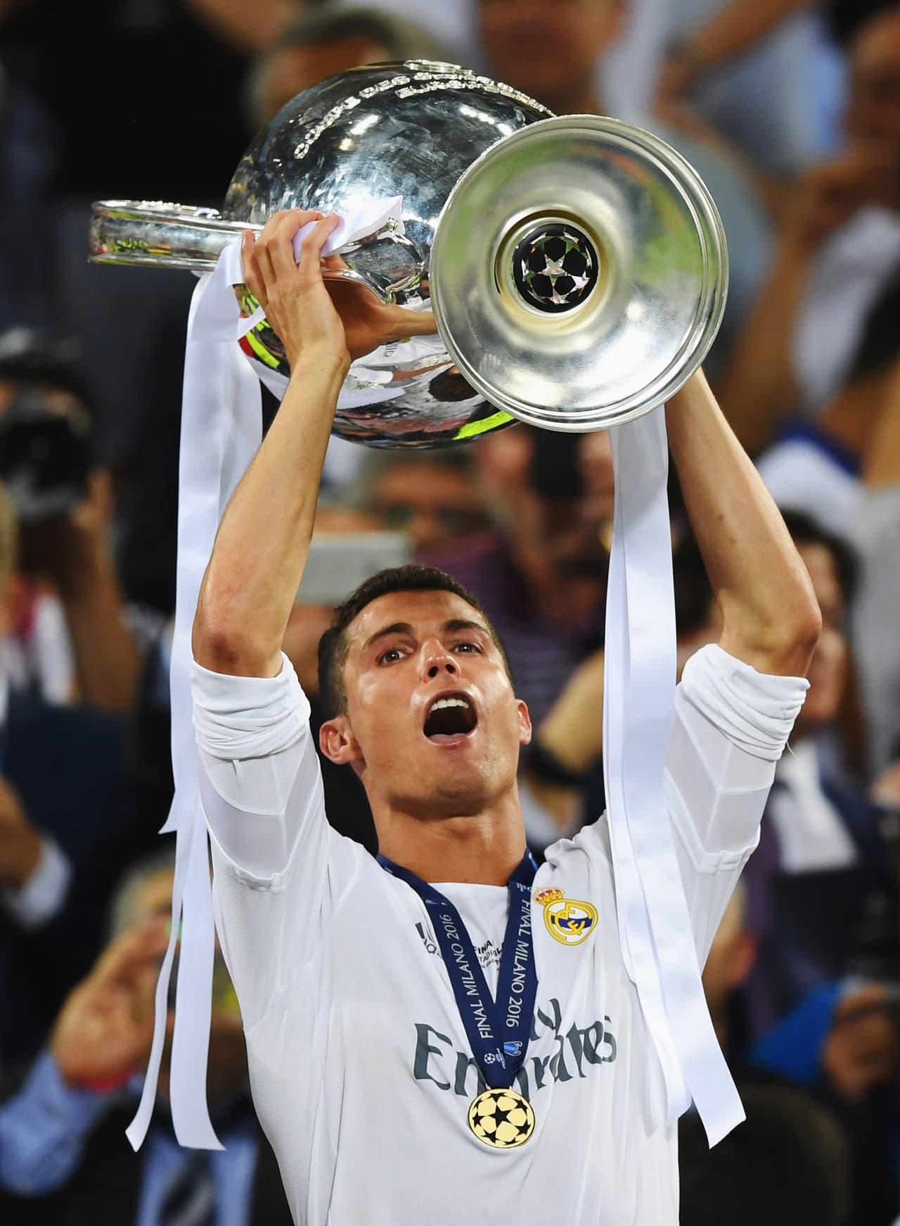 El último juego, el 28 de mayo quedó empatado a un gol en los 90 minutos. Cristiano Ronaldo marcó el último penalti, el del título. El portugués es el máximo anotador vigente en este clásico con 15 goles.