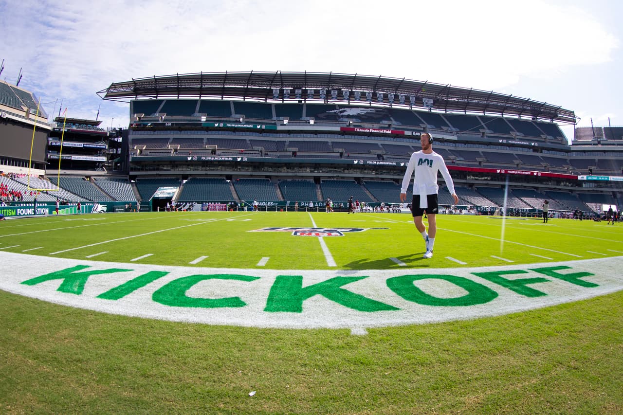 Carson Wentz #11 de Philadelphia Eagles.