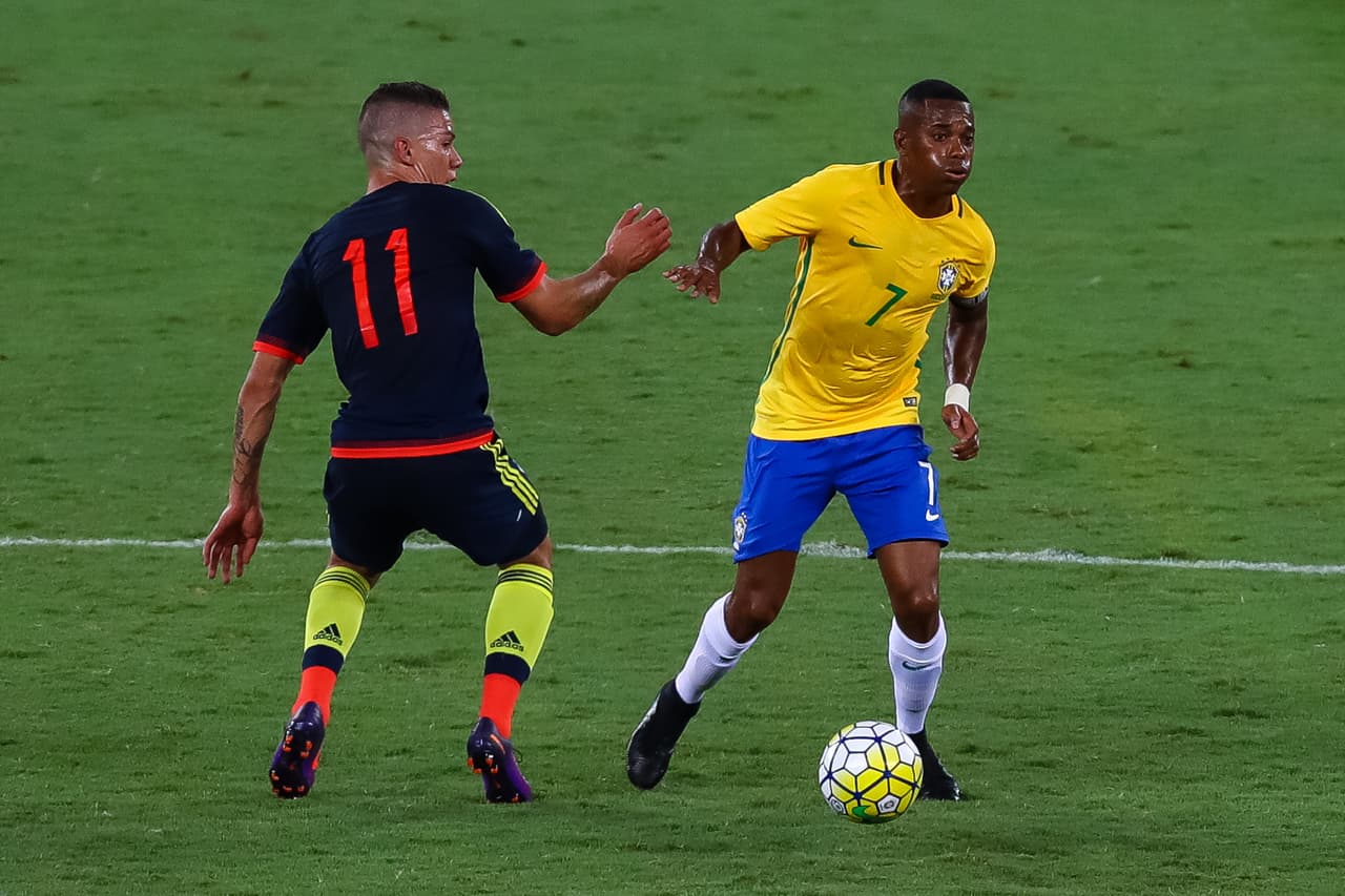 Matheus Uribe recibió su primera convocatoria con la selección de Colombia en un amistoso con Brasil en enero de 2017 tras el accidente de Chapecoense.