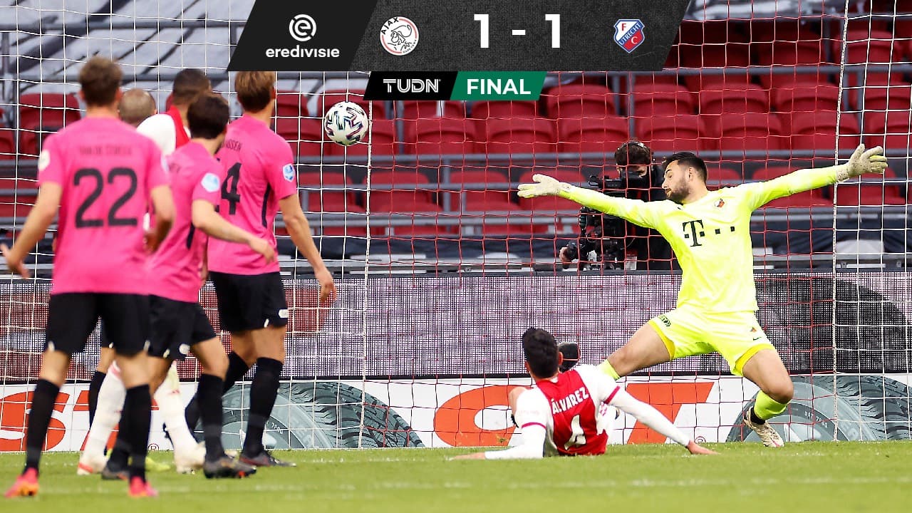 Con buena definición, Edson Álvarez salva al Ajax ante el Utrecht