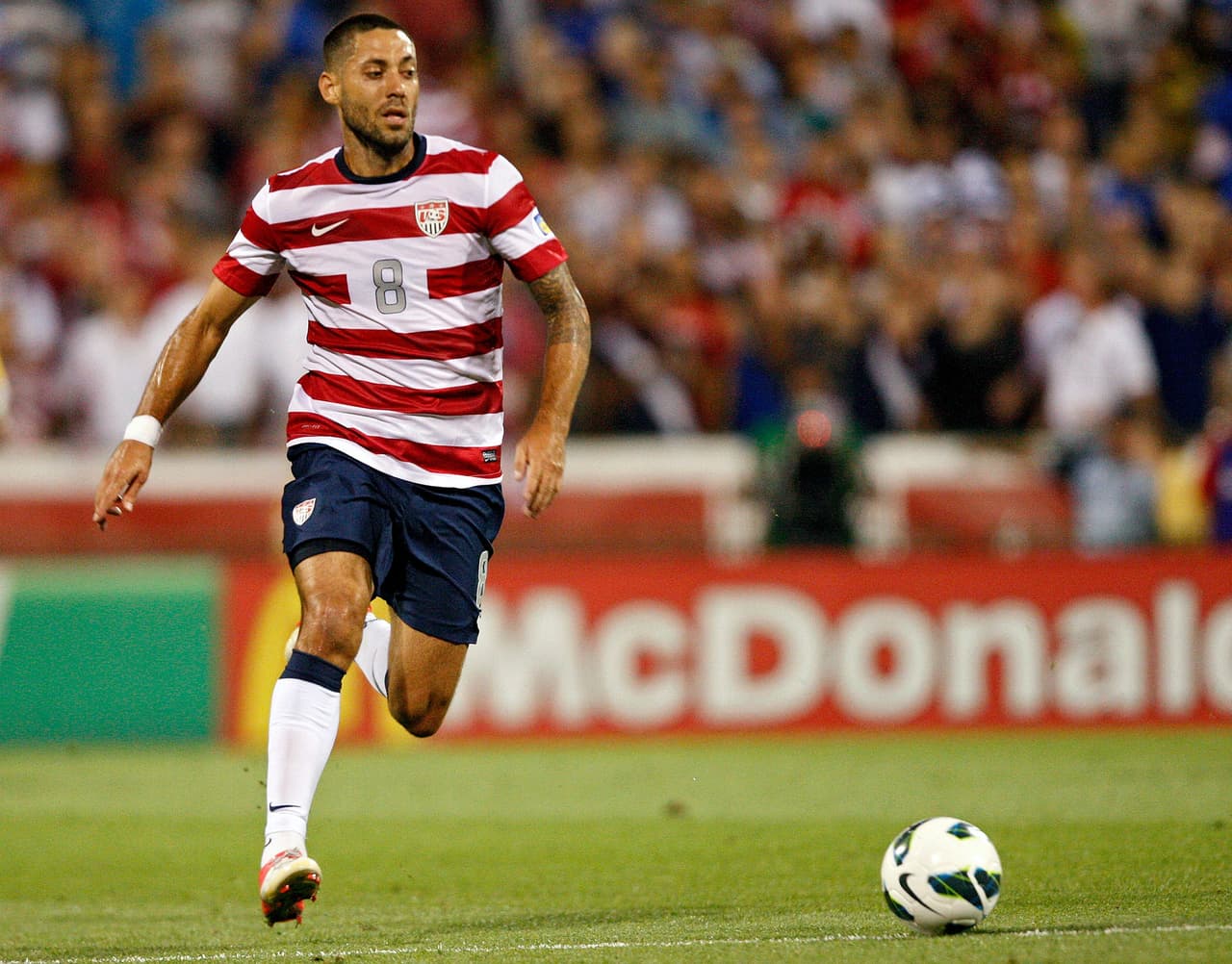 Clint Dempsey, uno de los máximos goleadores históricos de la selección de Estados Unidos.