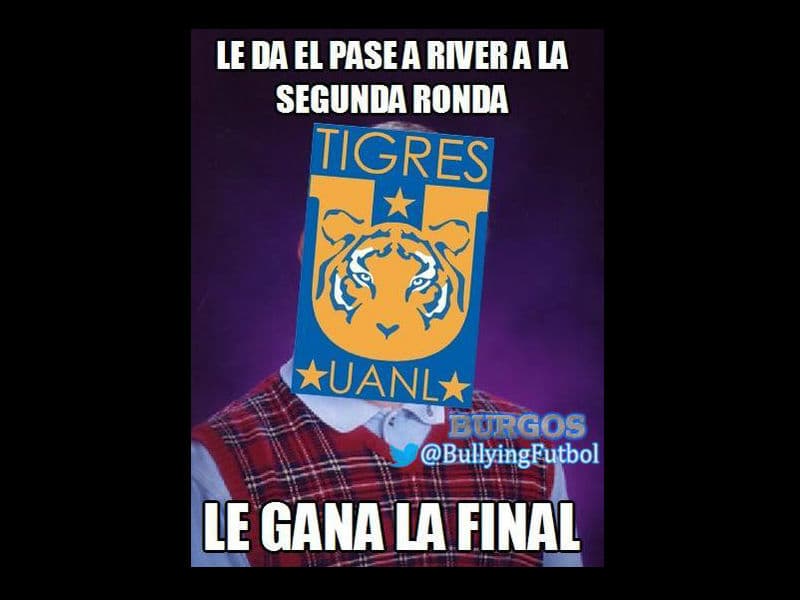 Memes de Tigres vs. River Plate