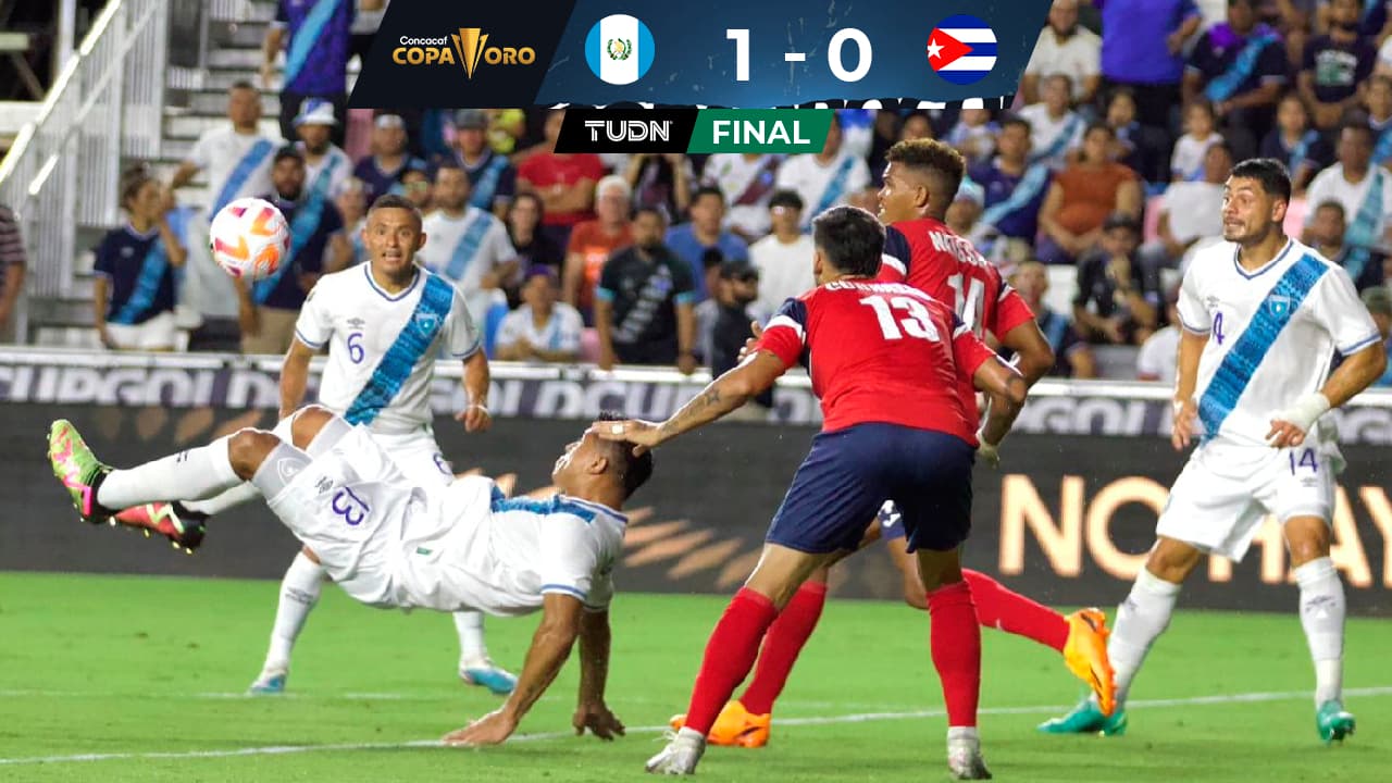 ¡Triunfo chapín! Con golazo de Lom, Guatemala vence a Cuba en Copa Oro