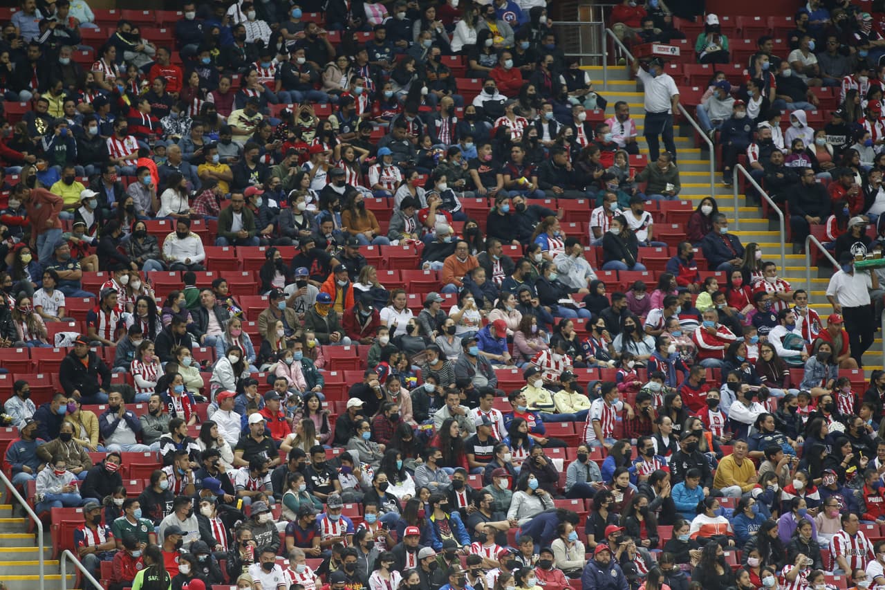 during the game Guadalajara vs America, corresponding to Quarterfinal second leg round match of Torneo Apertura Grita Mexico A21 of the Liga BBVA MX Femenil, at Akron Stadium, on December 06, 2021.
<br>
<br> durante el partido Guadalajara vs America, correspondiente al partido de vuelta de Cuartos de Final del Torneo Apertura Grita Mexico A21 de la Liga BBVA MX Femenil, en el Estadio Akron, el 06 de diciembre de 2021.