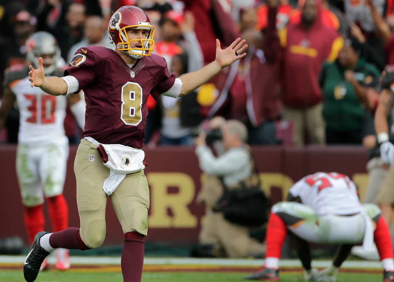 Cousins lanzó 3 pases de TD en la segunda mitad, para que los Redskins lograran la mayor remontada en su historia, con lo cual ganaron 31-30 a los Buccaneers.