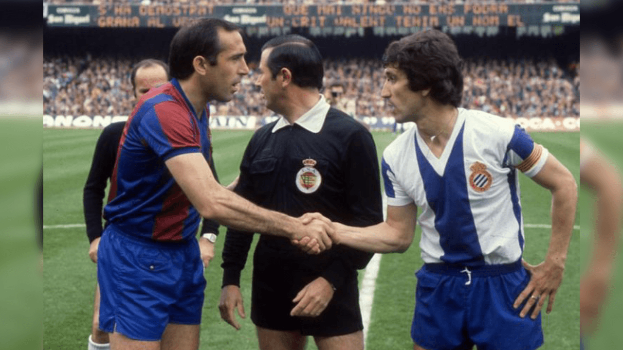 <b>Mayor goleador en los derbis por el Espanyol</b>
<br>Rafael Marañón, quien jugó entre 1974 y 1984 con el equipo, marcó 9 goles.