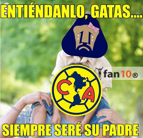 El partido entre Pumas y América, con las críticas al árbitro y con el recuerdo de un Chivas eliminado, dieron algunos de los memes de la jornada de cuartos de final de Liga MX.