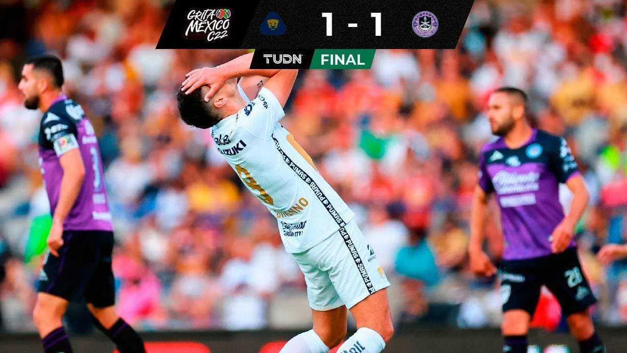 Gol en propia puerta priva a Pumas de ganar ante Mazatlán en CU