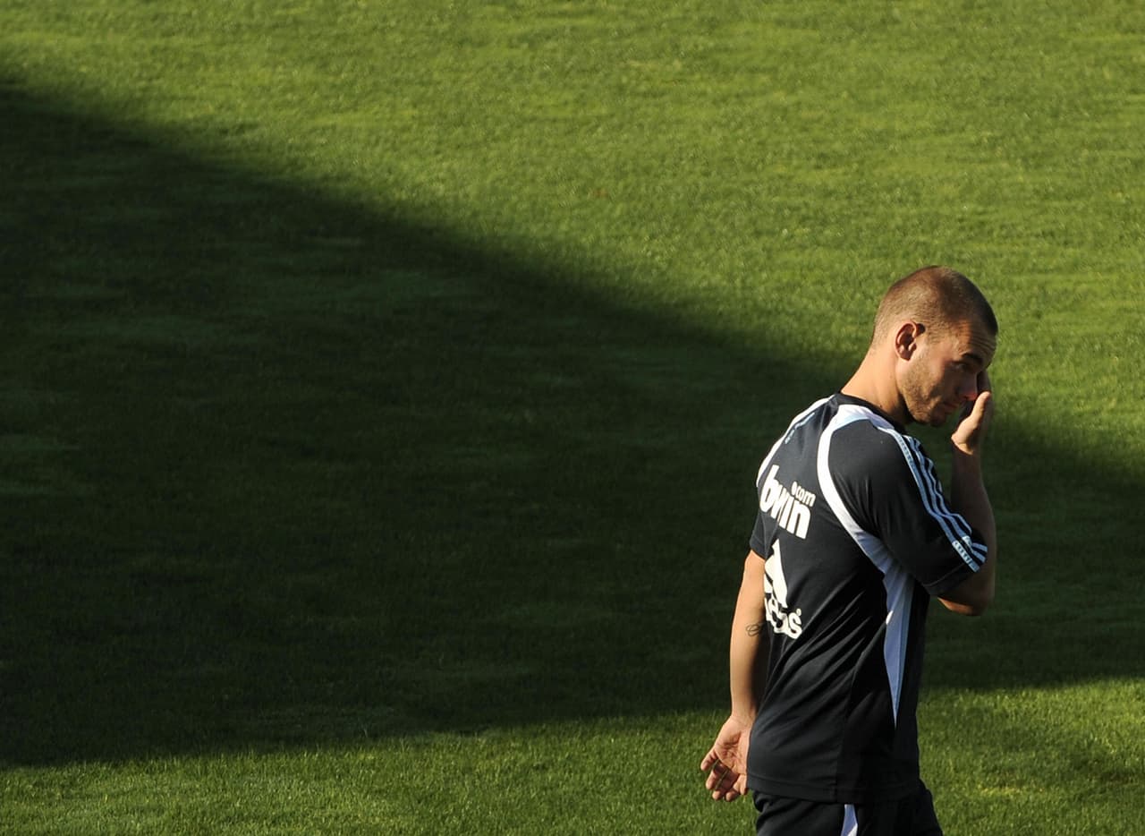 Wesley Sneijder: "La botella de vodka se convirtió en mi mejor amiga"