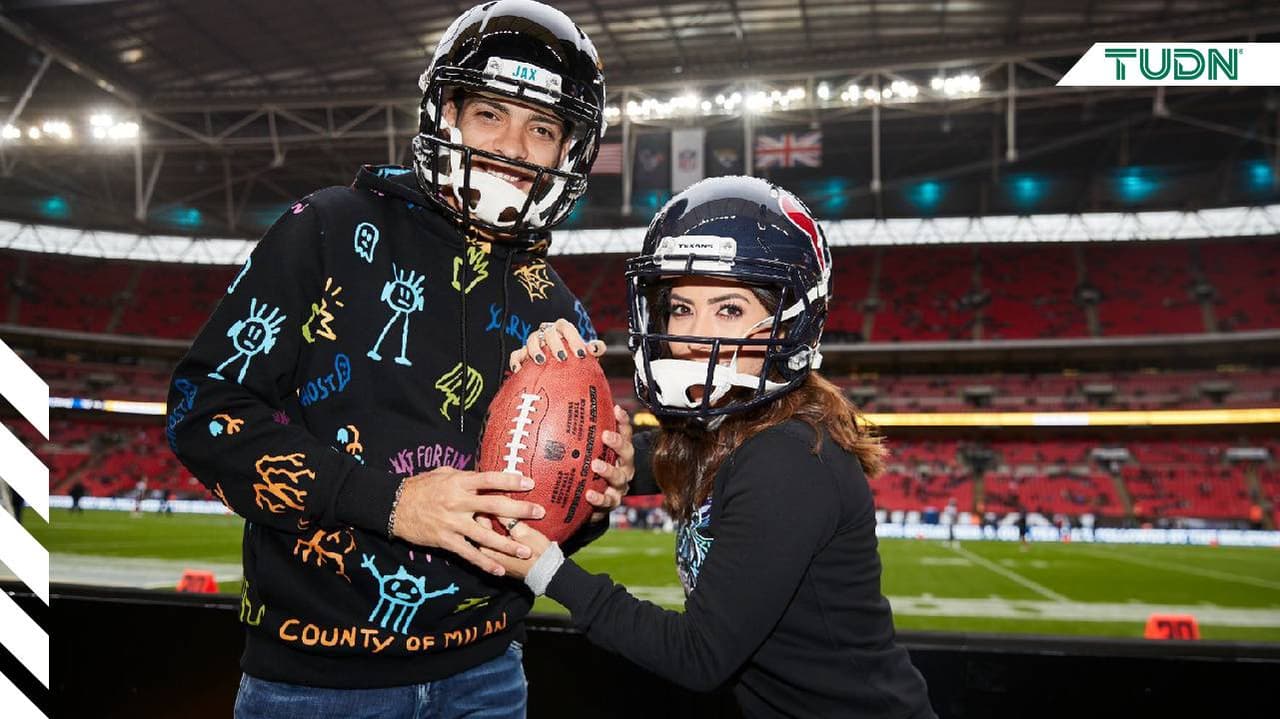 Raúl Jiménez disfrutó de la NFL en Londres