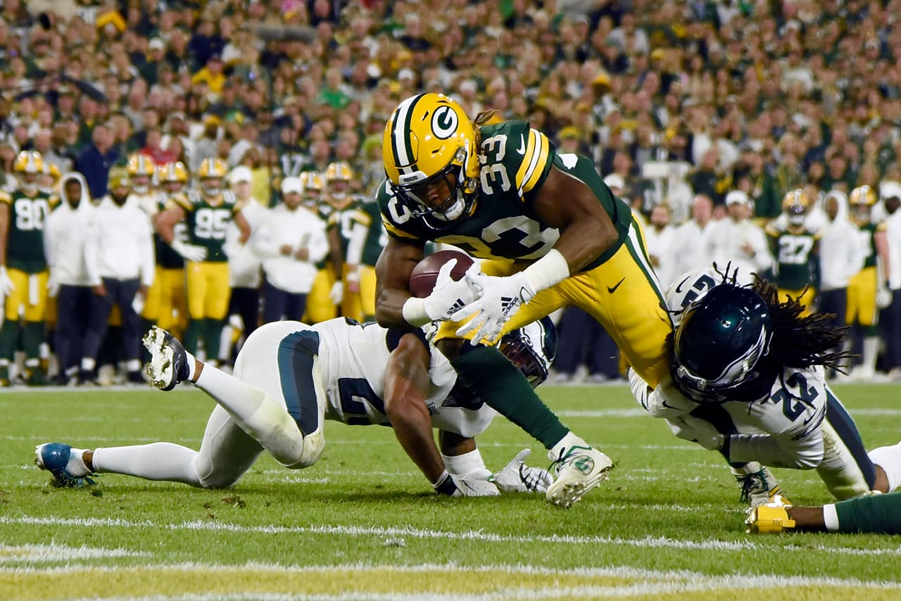 Se acabó la buena racha de los Gren Bay Packers, Philadelphia Eagles ganan 34-27 en un juego accidentado y marcado por las lesiones.