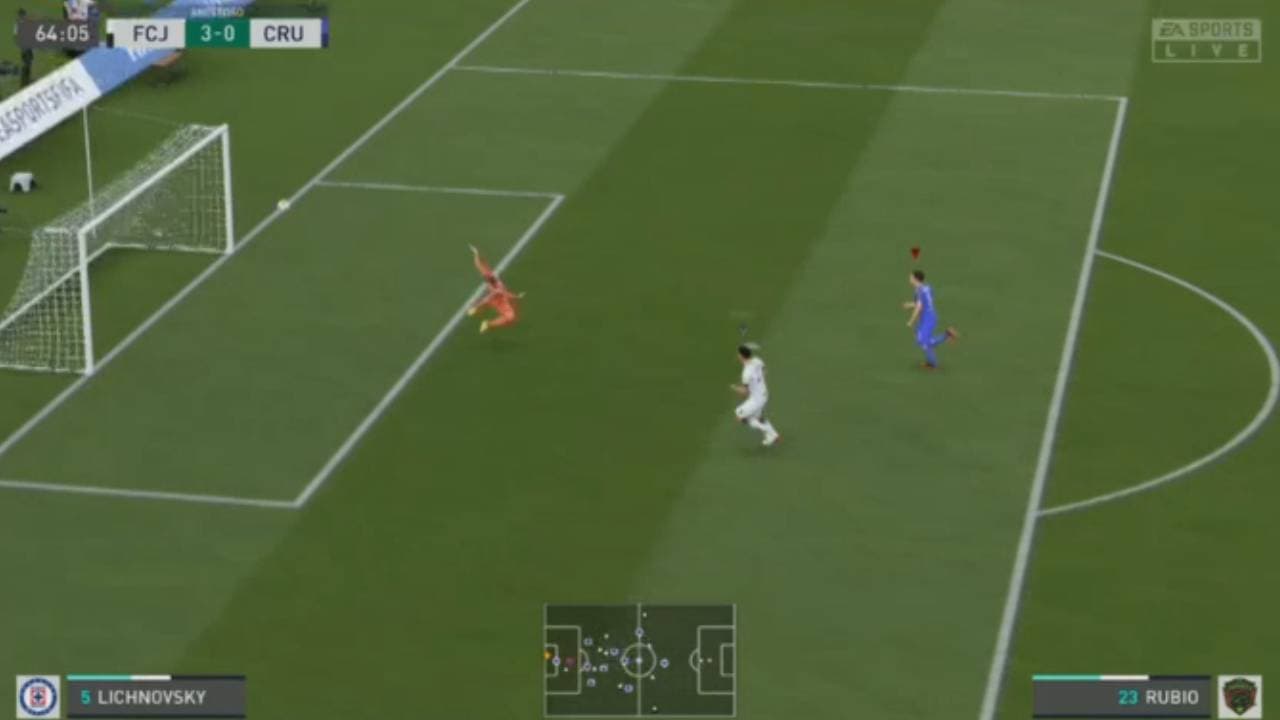 Eder Borelli y los Bravos de Juárez apalearon al Cruz Azul 4-1 en la última jornada de la primera edición de la eLiga MX.