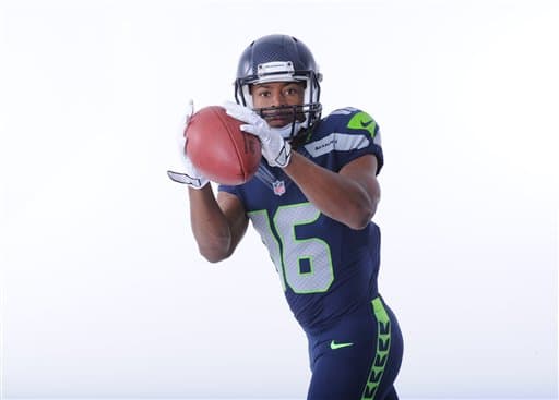 Egresado de Kansas St. llega a los Seahawks el WR Tyler Lockett, checa sus mejores imágenes hasta ahora portando ya el jersey de Seattle.
