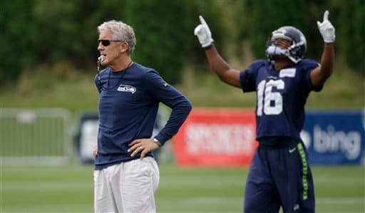 Egresado de Kansas St. llega a los Seahawks el WR Tyler Lockett, checa sus mejores imágenes hasta ahora portando ya el jersey de Seattle.