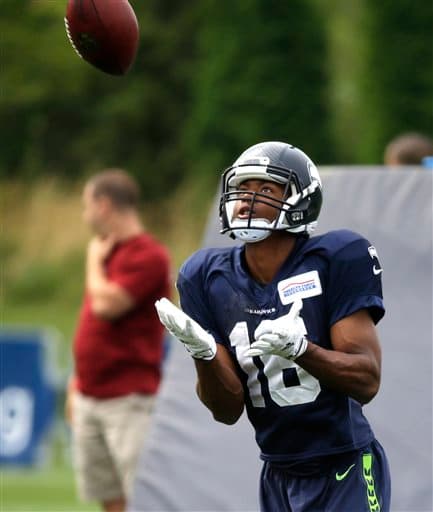 Egresado de Kansas St. llega a los Seahawks el WR Tyler Lockett, checa sus mejores imágenes hasta ahora portando ya el jersey de Seattle.
