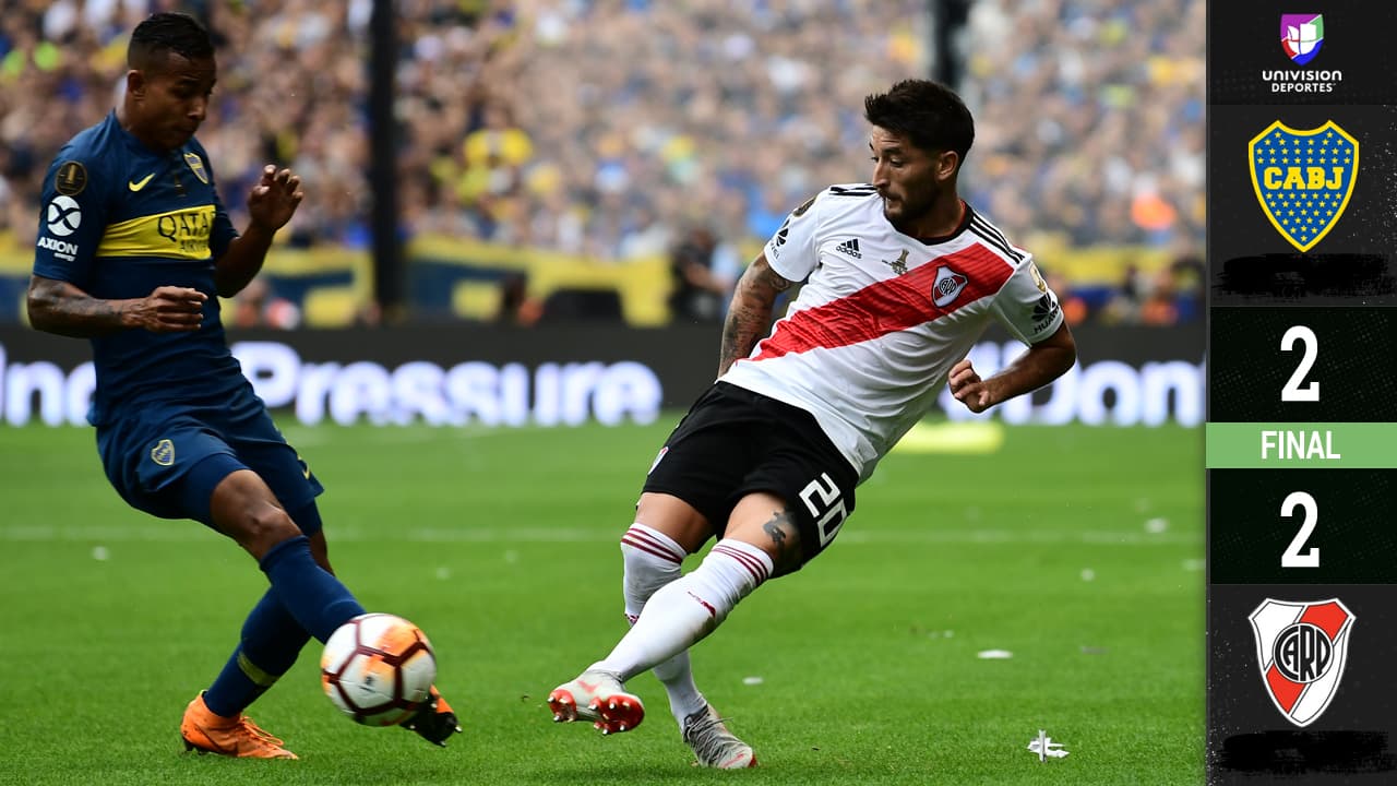 ¡La raya fue diagonal! River Plate le arranca un empate 2-2 a Boca Juniors en La Bombonera