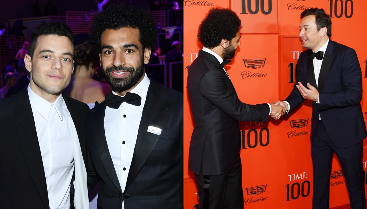 El egipcio Mohamed Salah, elegido entre los 100 más influyentes del año por la revista Time, sintió la admiración que genera entre estrellas del entretenimiento en la gala hecha por la publicación.