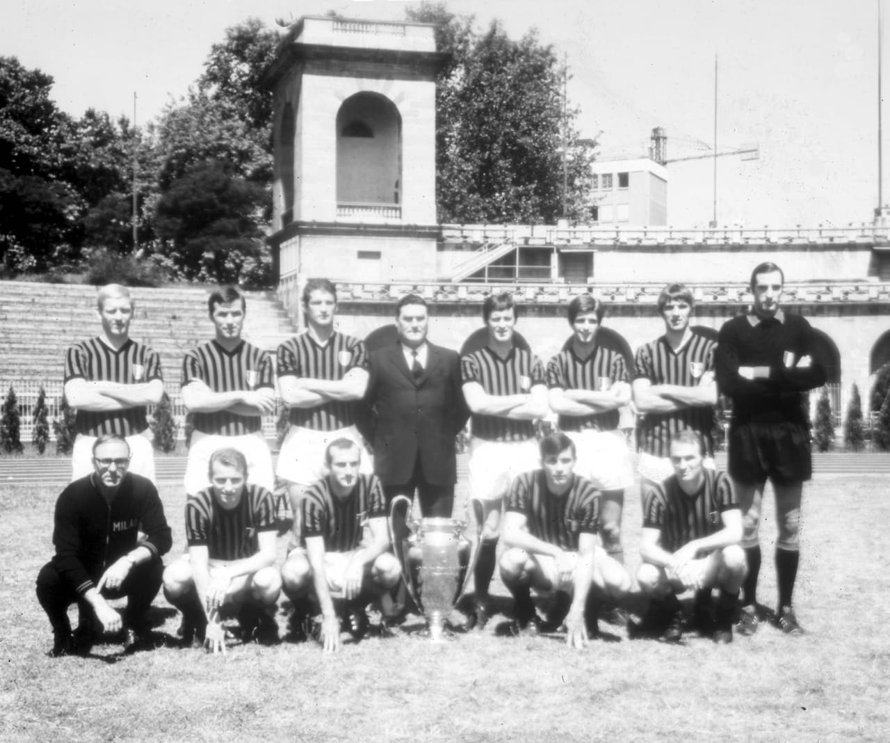 Copa de Campeones de Europa 1968/69: el AC Milán obtuvo el título del torneo al derrotar 4-1 al Ajax de Amsterdam el 28 de mayo de 1969.