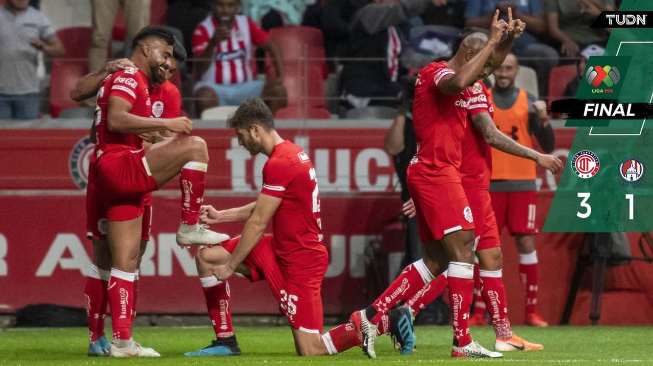 Toluca se reconcilia con el triunfo y frena al Atlético de San Luis