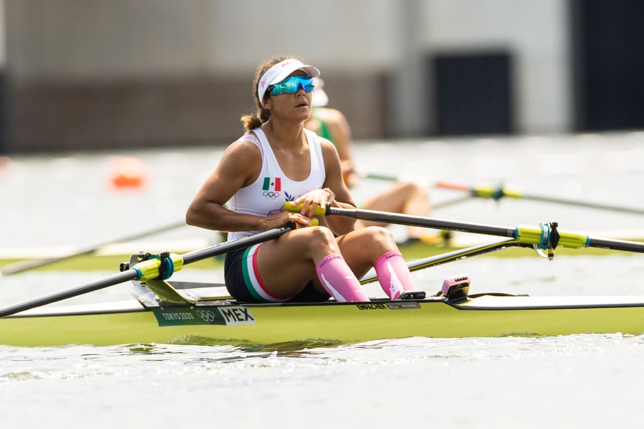 Kenia Lechuga avanza a la Final C de remo en el primer lugar