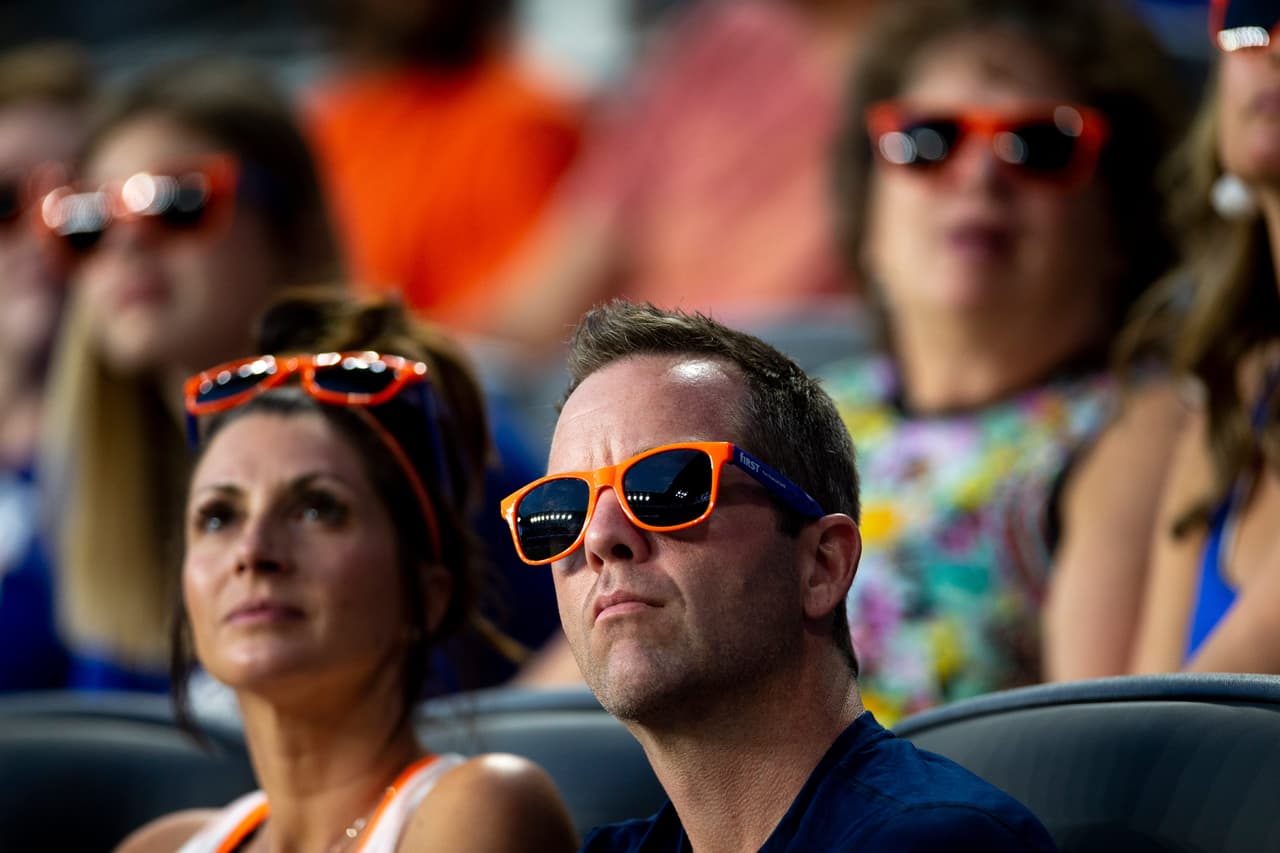 La afición de FC Cincinnati no quiso perder detalle del partido.
<br>