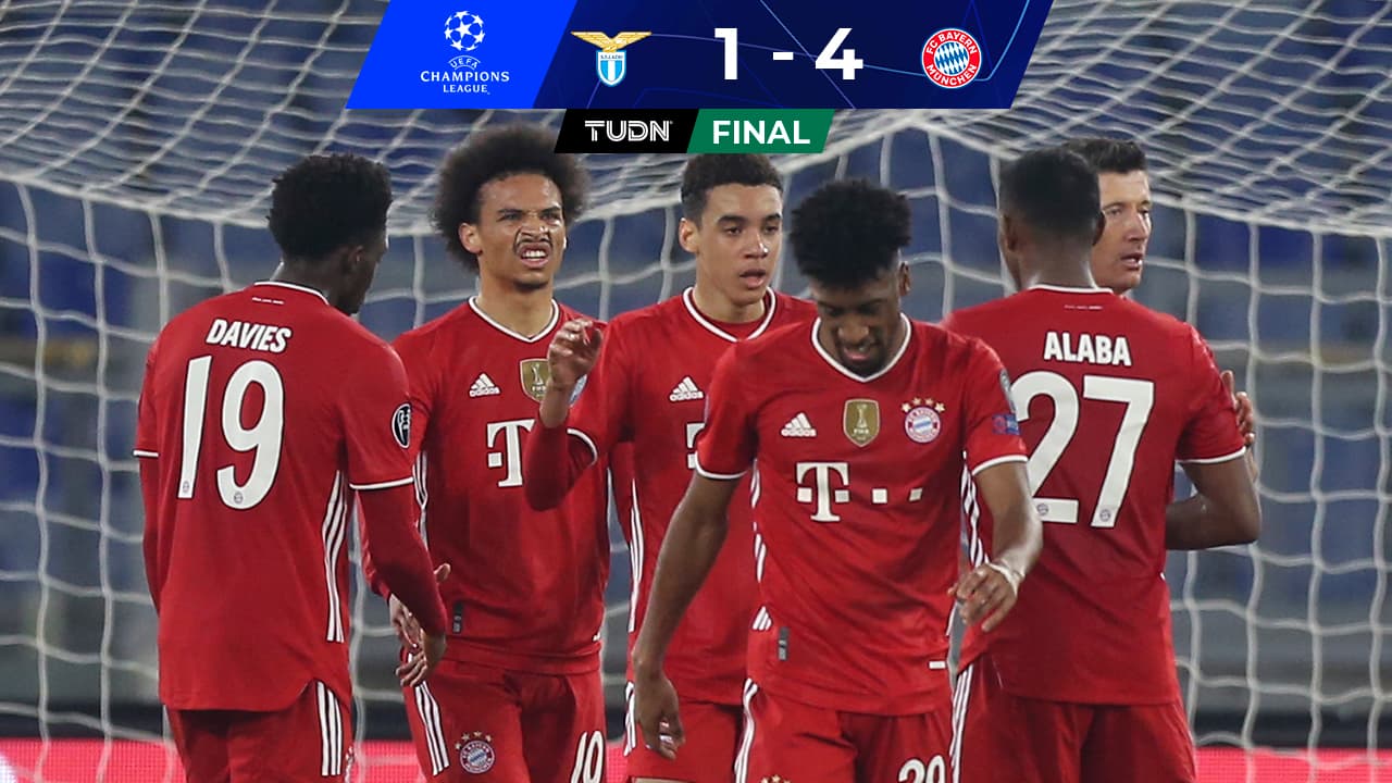¡Qué bávaros! Bayern liquida a la Lazio y acaricia los Cuartos