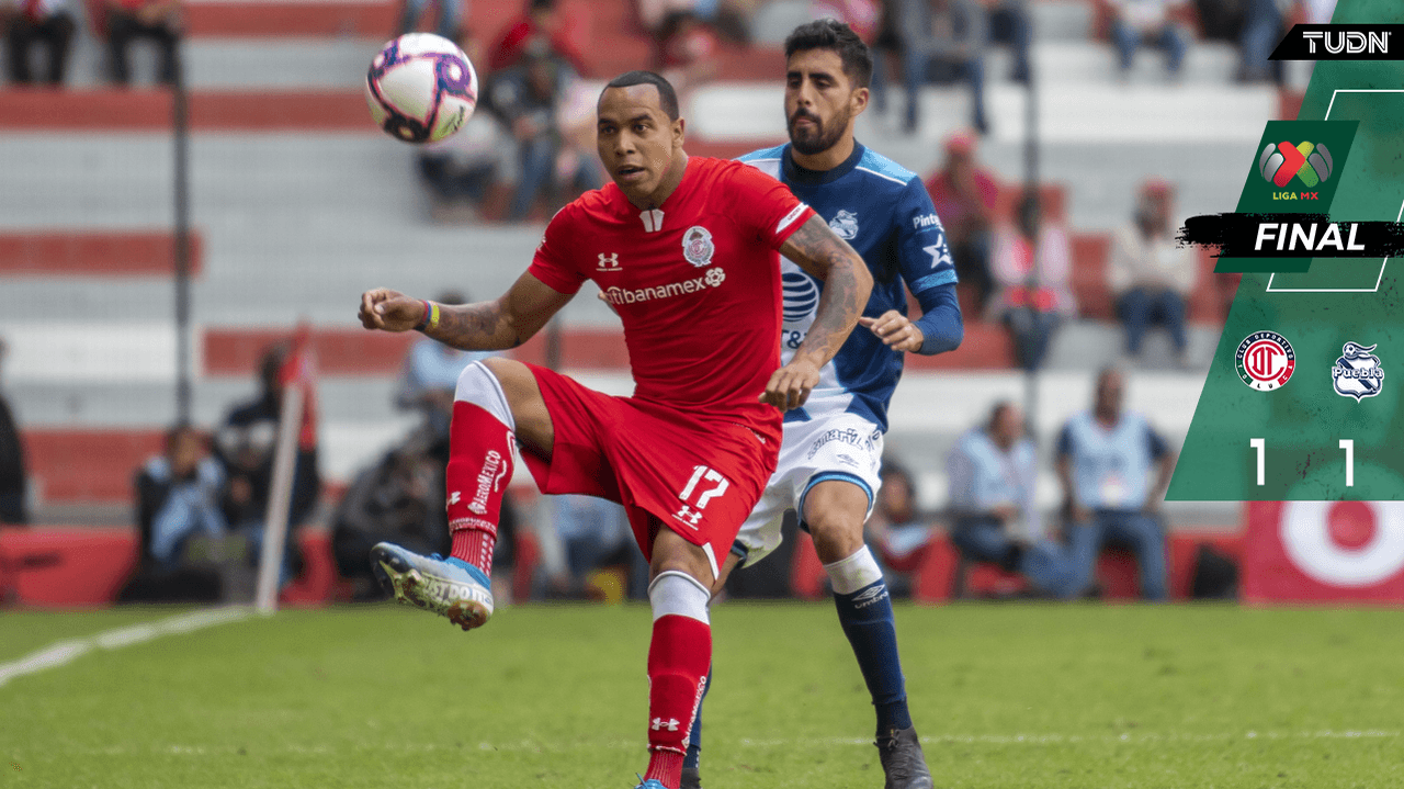 ¡Lo tenía el Puebla y lo dejo ir! Toluca alcanzó el empate sobre el final
