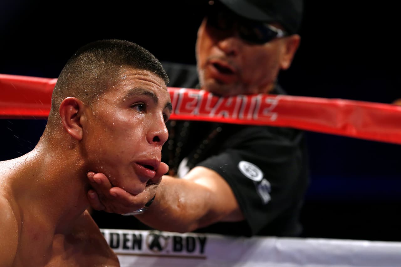 El excampeón superwélter de la OMB, Jaime Munguía.