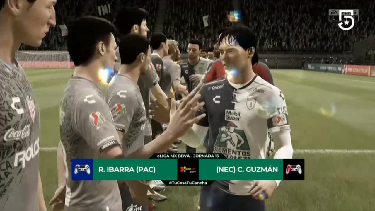 En un duelo desangelado, Carlos Guzmán de Necaxa venció 2-0 a Romario Ibarra, representante del Pachuca en la eLiga MX.