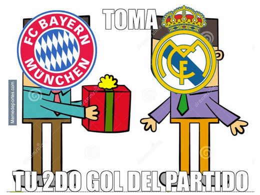 Los memes fueron protagonistas en el partido de Real Madrid y Bayern Munich en la vuelta de las semifinales con el doblete de Benzema y el error del arquero alemán como protagonistas.